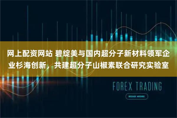 网上配资网站 碧绽美与国内超分子新材料领军企业杉海创新，共建超分子山椒素联合研究实验室